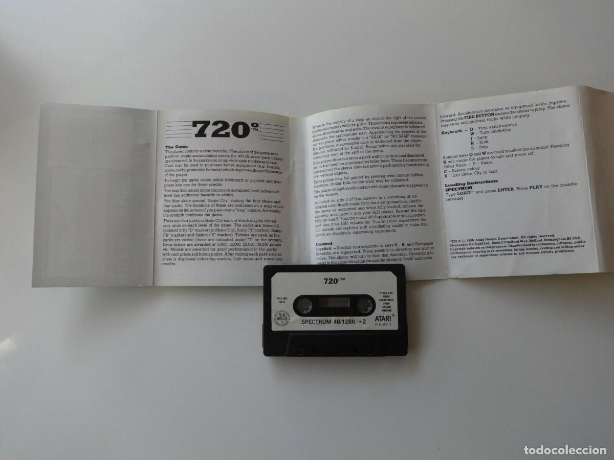 Videojuegos y consolas: 720 GRADOS 720&ordm; 720 DEGREES SPECTRUM - Foto 4