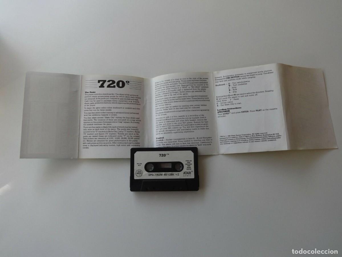 Videojuegos y consolas: 720 GRADOS 720&ordm; 720 DEGREES SPECTRUM - Foto 5