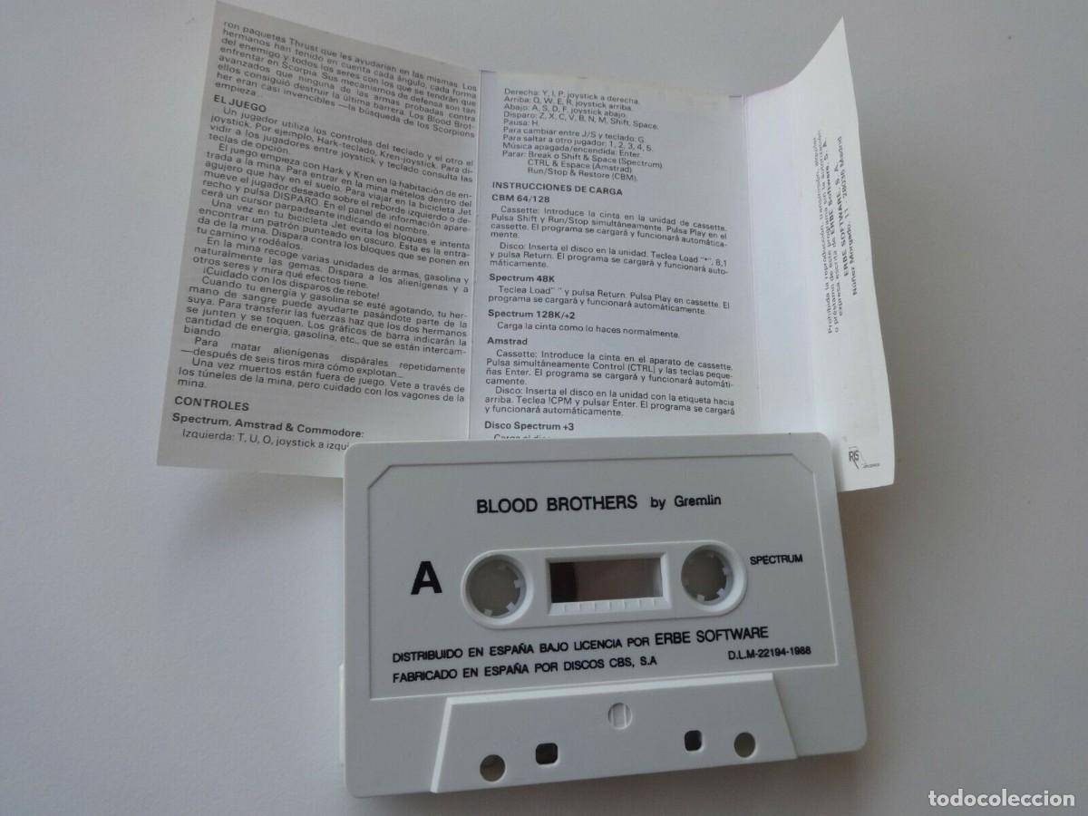Videojuegos y consolas: BLOOD BROTHERS SPECTRUM - Foto 3