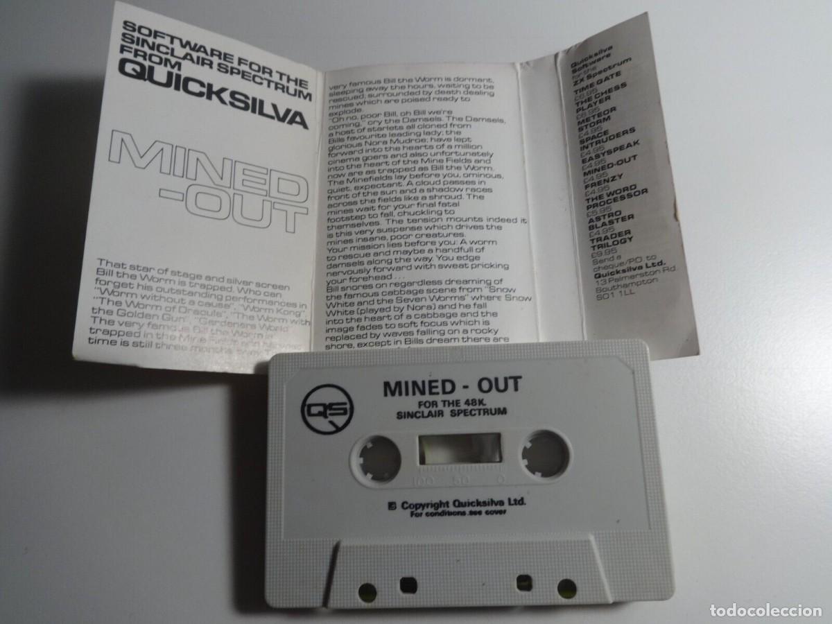 Videojuegos y consolas: MINED-OUT MINED OUT QUICKSILVA SPECTRUM - Foto 3