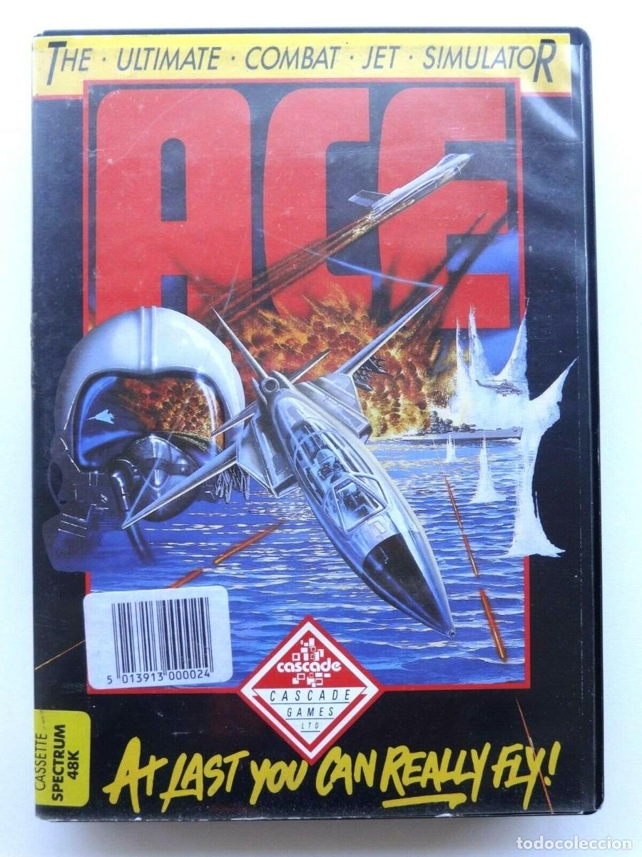 Videojuegos y consolas: ACE THE ULTIMATE COMBAT SIMULATOR ESTUCHE SPECTRUM - Foto 1