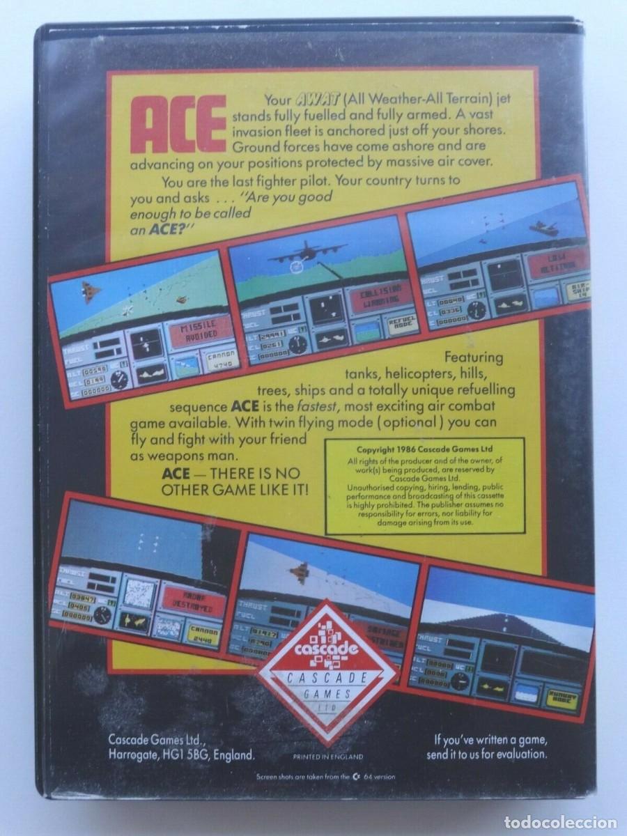 Videojuegos y consolas: ACE THE ULTIMATE COMBAT SIMULATOR ESTUCHE SPECTRUM - Foto 3
