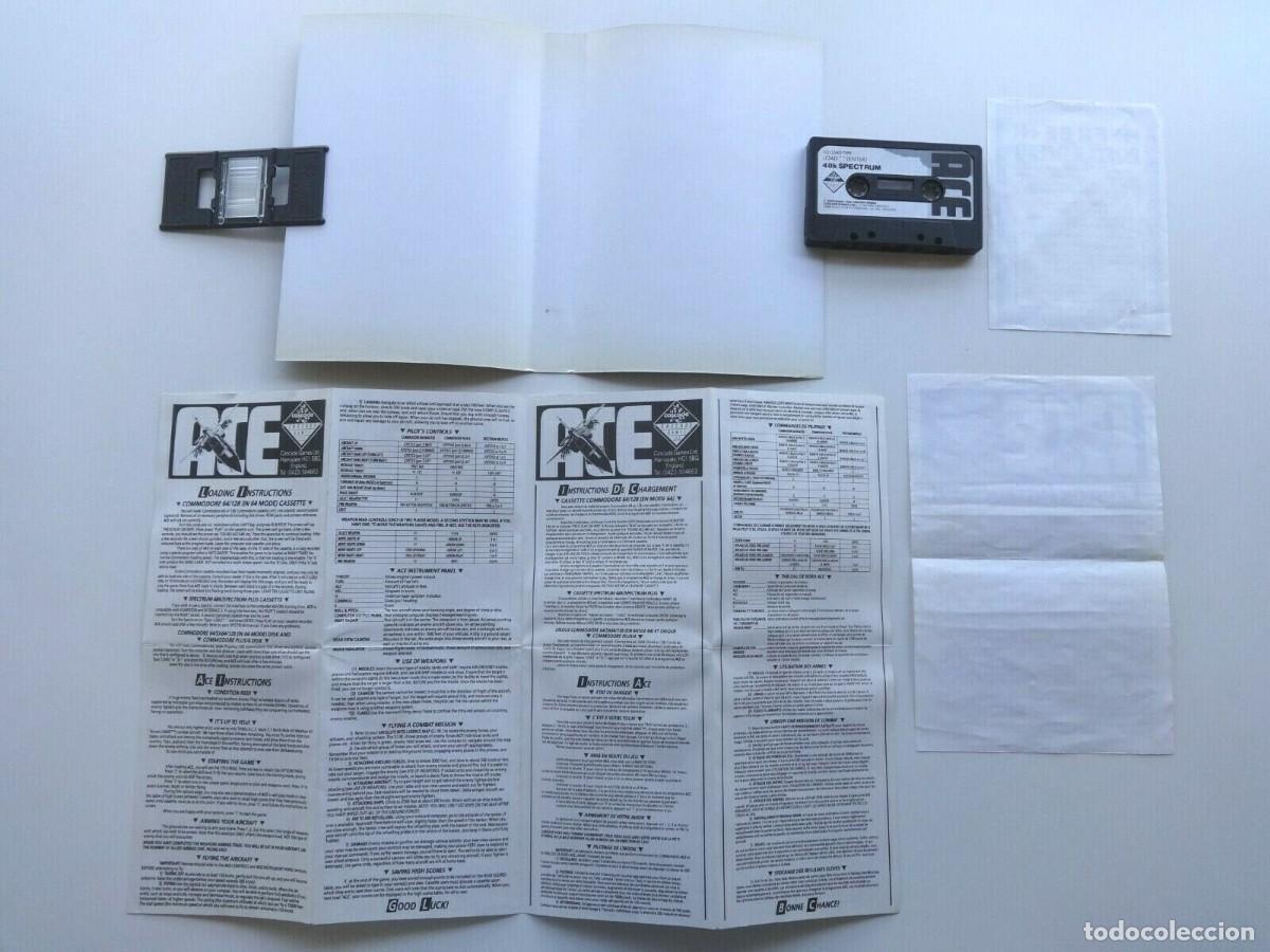 Videojuegos y consolas: ACE THE ULTIMATE COMBAT SIMULATOR ESTUCHE SPECTRUM - Foto 9