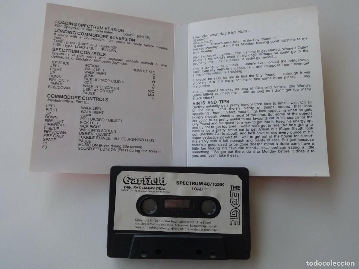 Videojuegos y consolas: GARFIELD SPECTRUM - Foto 4
