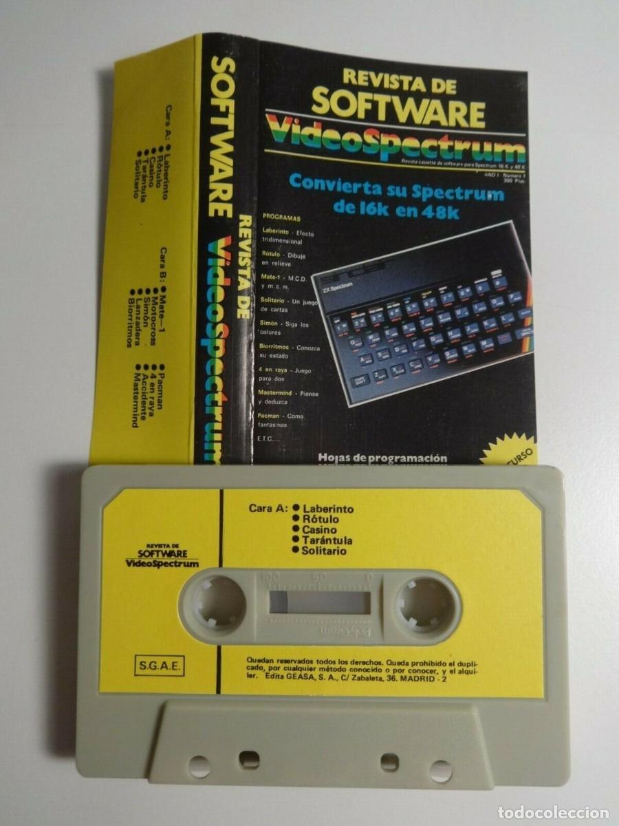 Videojuegos y consolas: REVISTA DE SOFTWARE VIDEOSPECTRUM SPECTRUM - Foto 2