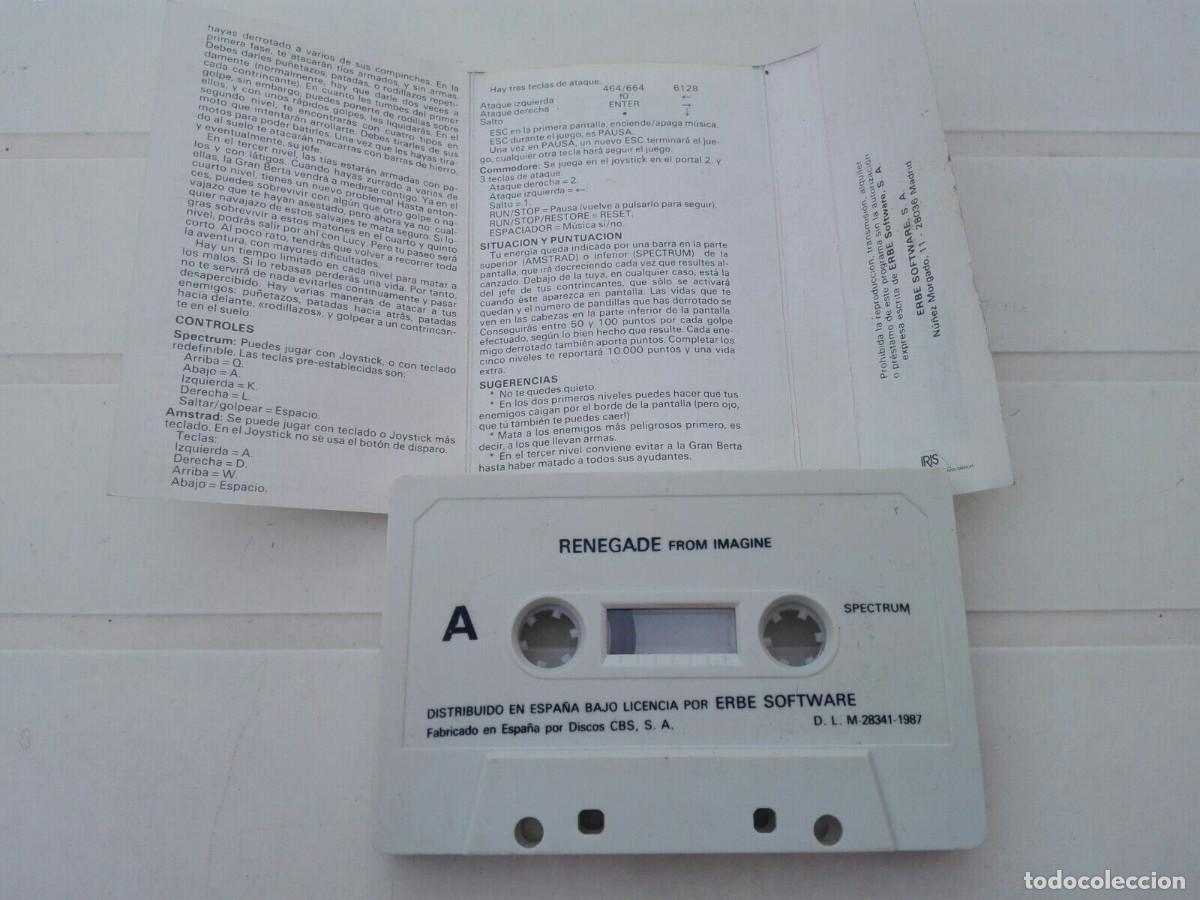 Videojuegos y consolas: RENEGADE RARE SPECTRUM - Foto 3
