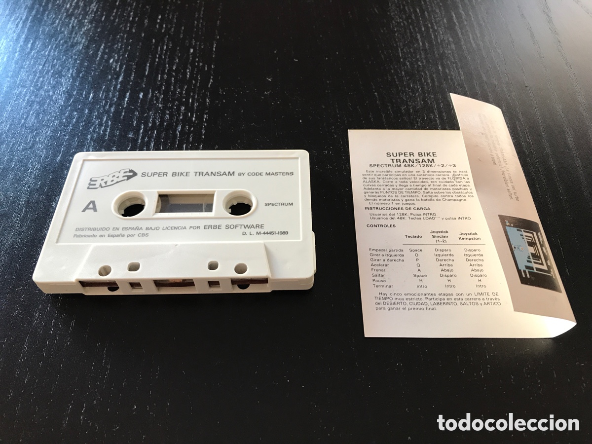 Videojuegos y consolas: Juego Spectrum Super Bike Transam by Code Masters Erbe - Foto 2