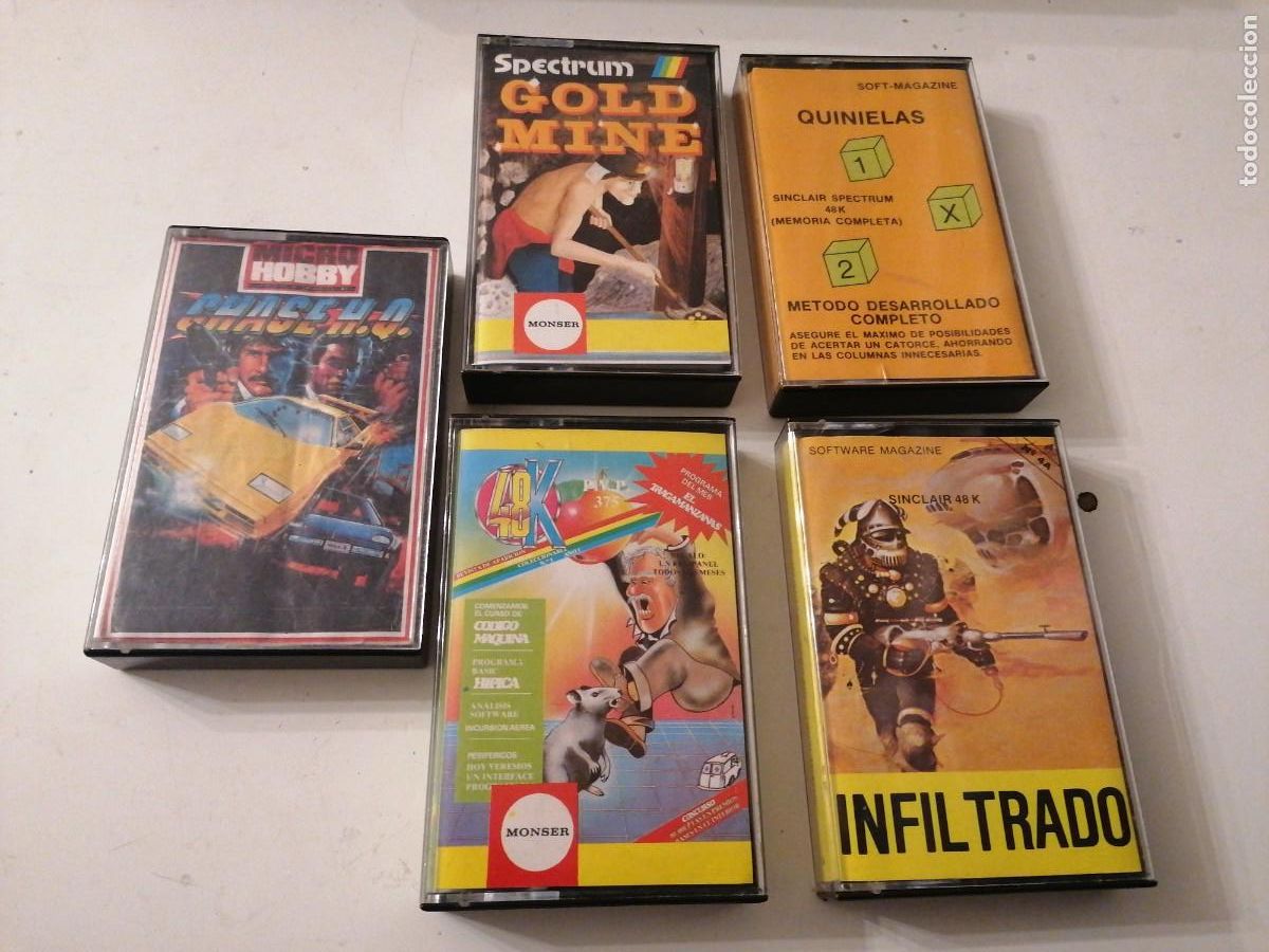 Videojuegos y consolas: Lote 5 juegos - spectrum - Foto 1