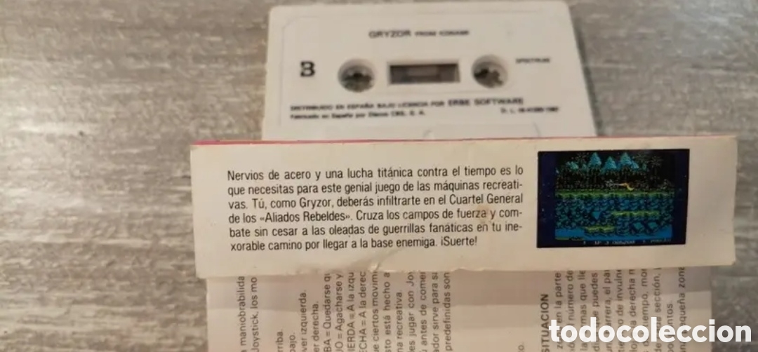 Videojuegos y consolas: Spectrum Cryzor Konami 1987 - Foto 6