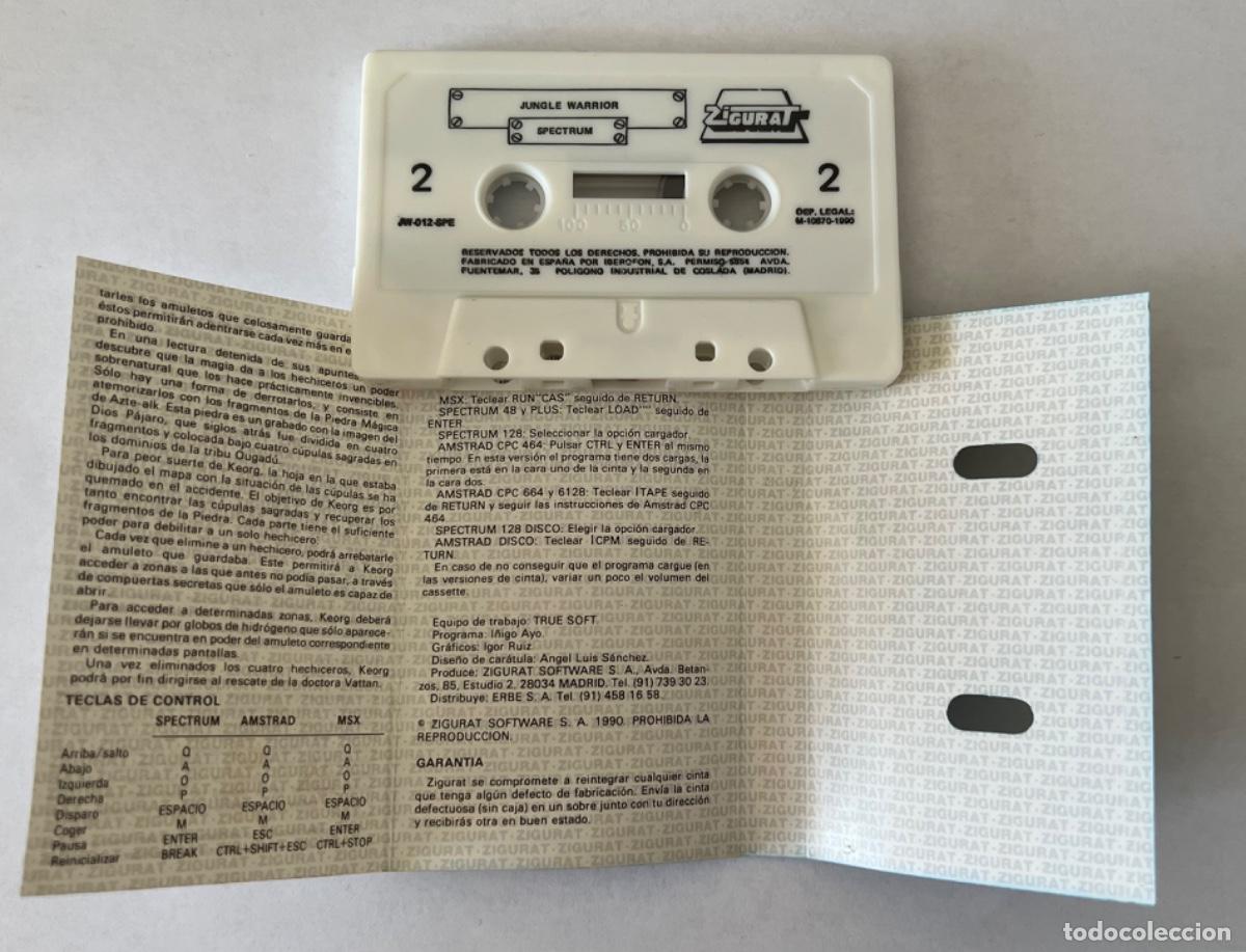 Videojuegos y consolas: Juego Jungle Warrior Spectrum - Foto 3