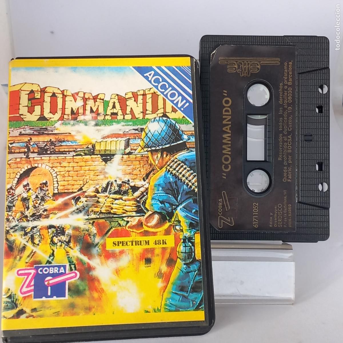 Videojuegos y consolas: Juego COMMANDO SPECTRUM CAJA ACOLCHADA - Foto 2
