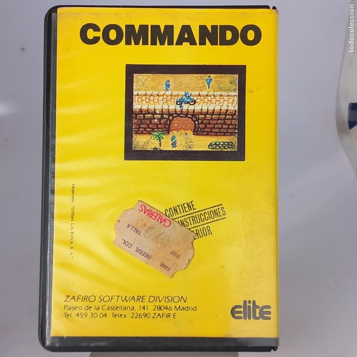 Videojuegos y consolas: Juego COMMANDO SPECTRUM CAJA ACOLCHADA - Foto 3