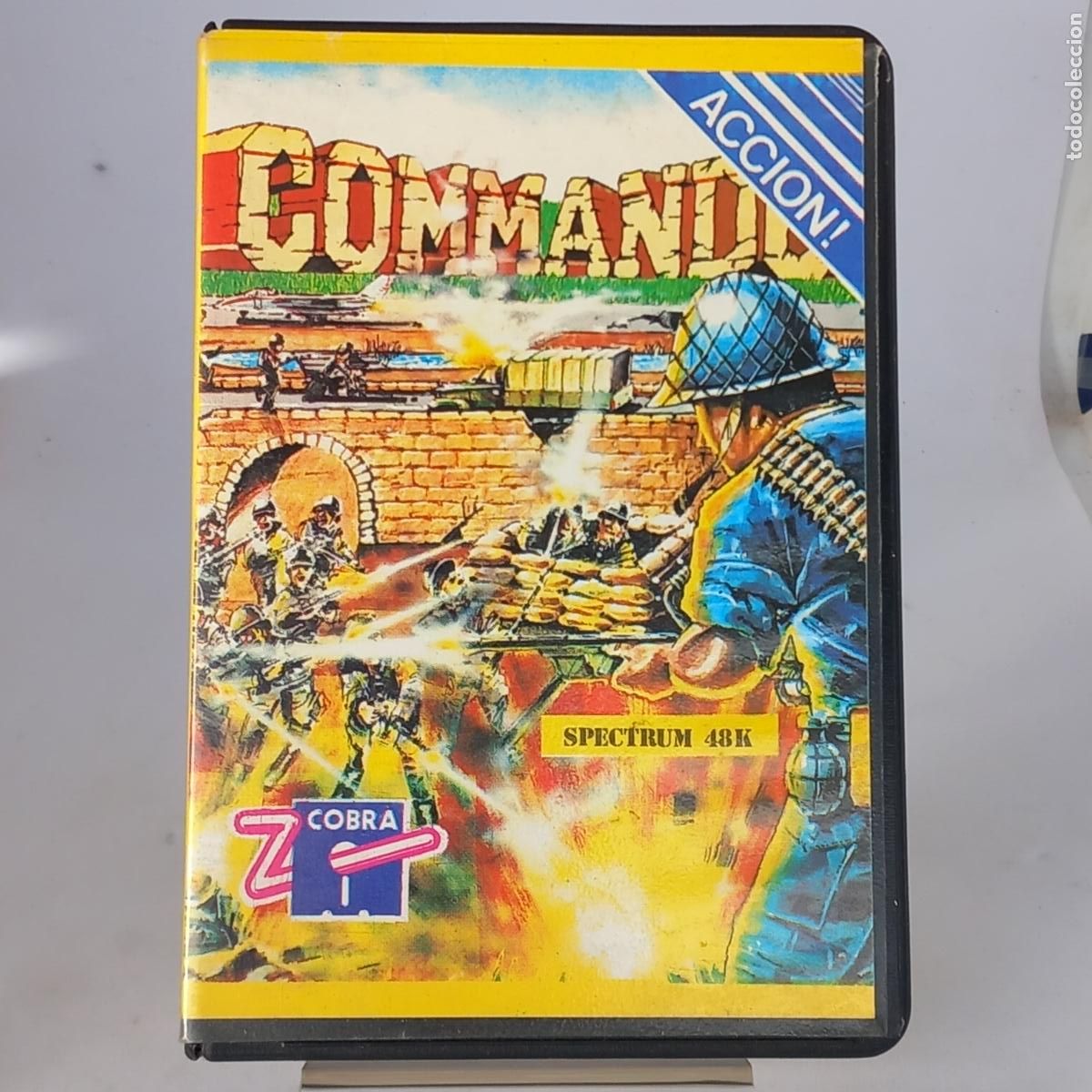 Videojuegos y consolas: Juego COMMANDO SPECTRUM CAJA ACOLCHADA - Foto 1