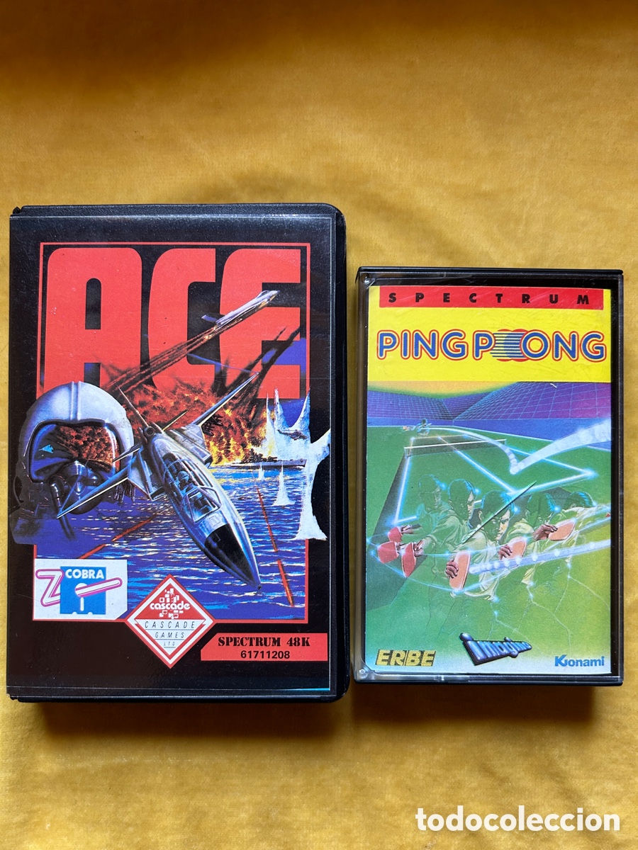 Videojuegos y consolas: Pack Ace/Ping-pong para Spectrum - Foto 1