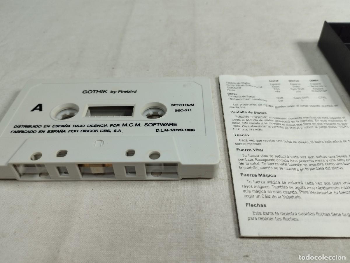 Videojuegos y consolas: Gothik para Spectrum - Foto 3