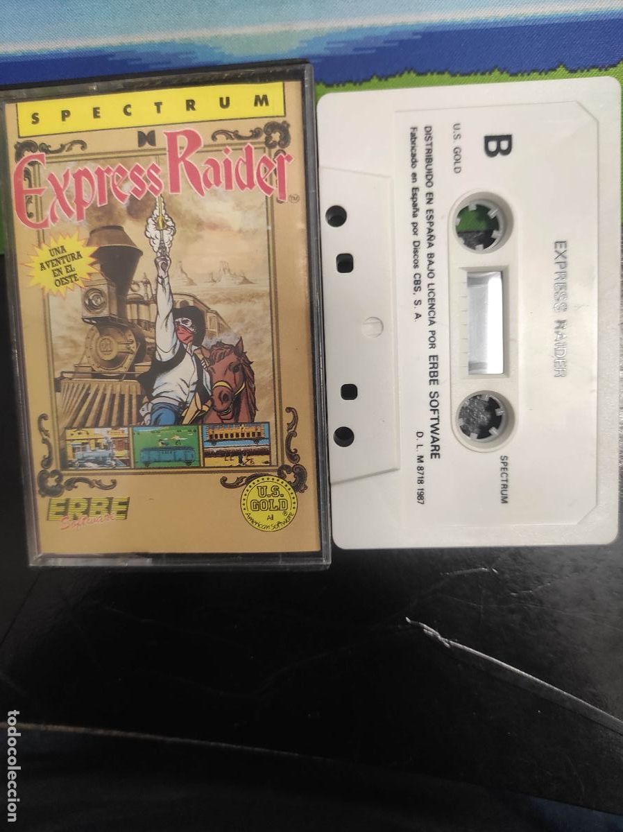 Videojuegos y consolas: EXPRESS RAIDER - JUEGO PARA SPECTRUM - ERBE - CASETE CINTA SINCLAIR SOFTWARE - Foto 1