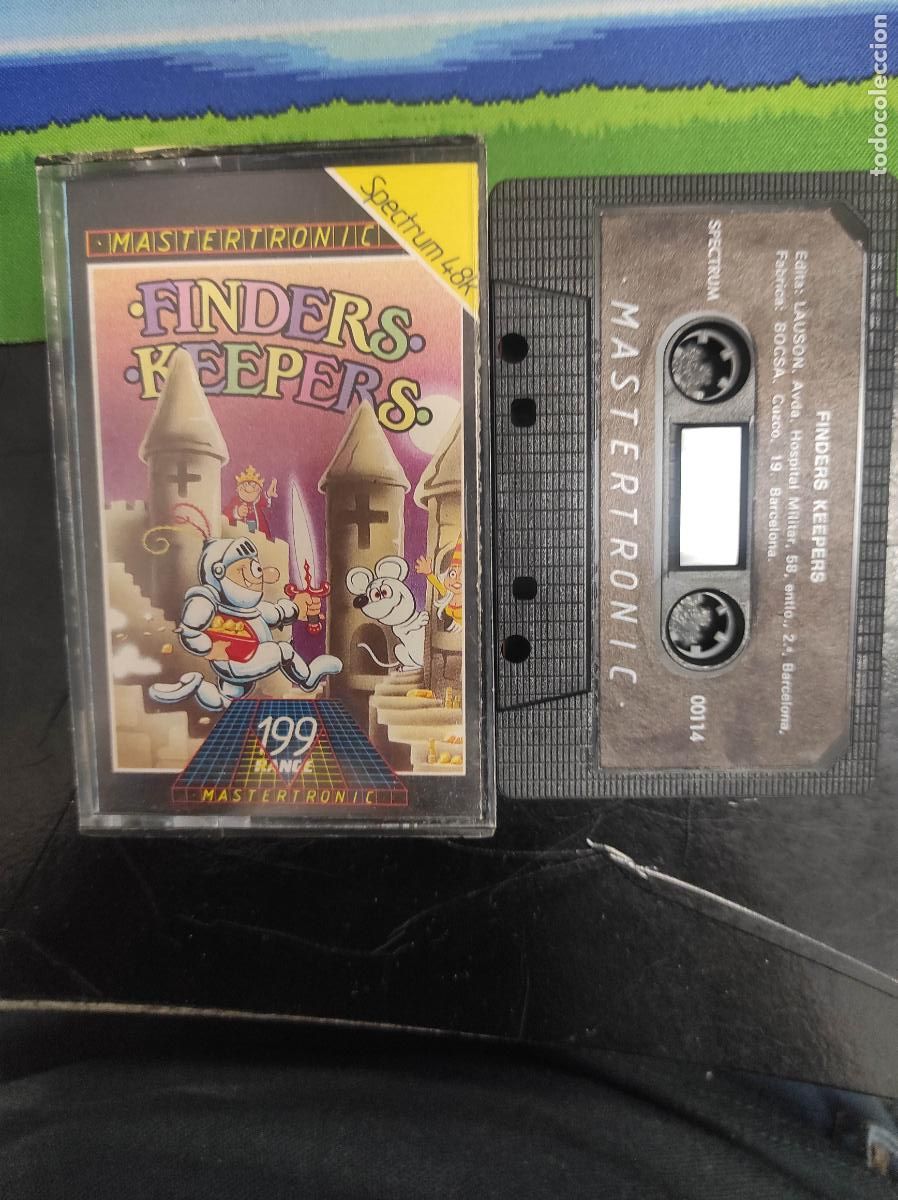 Videojuegos y consolas: FINDERS KEEPERS - spectrum - MASTERTRONIC - Foto 1