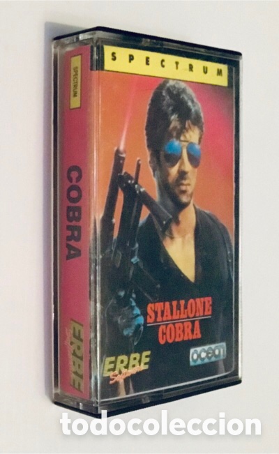 Videojuegos y consolas: Cobra&nbsp;[Ocean Software] 1986 Erbe Software [ZX SPECTRUM] Stallone - Foto 1