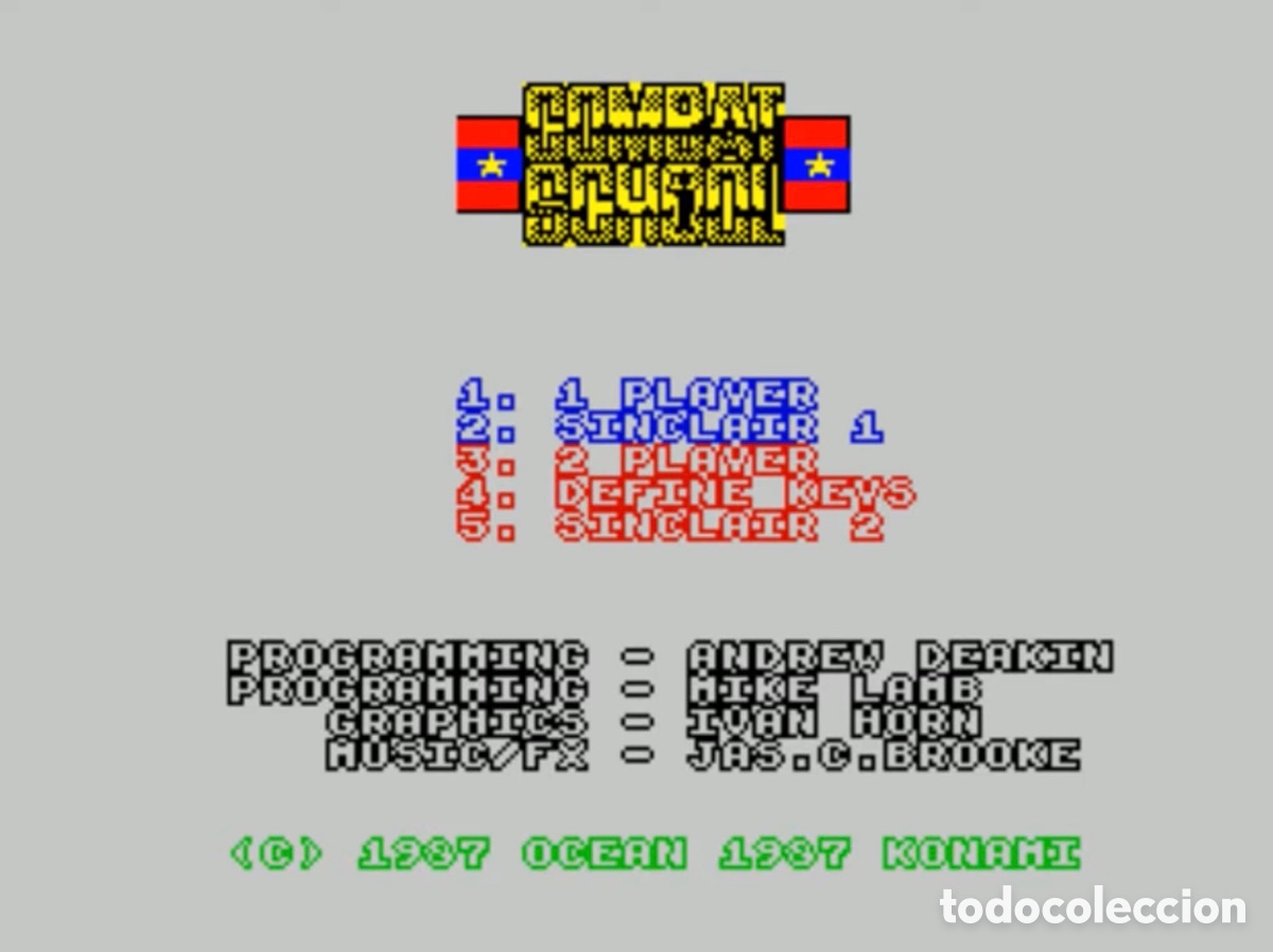 Videojuegos y consolas: Combat School [Ocean Software] 1987 Konami - Erbe Software [ZX Spectrum] - Foto 8