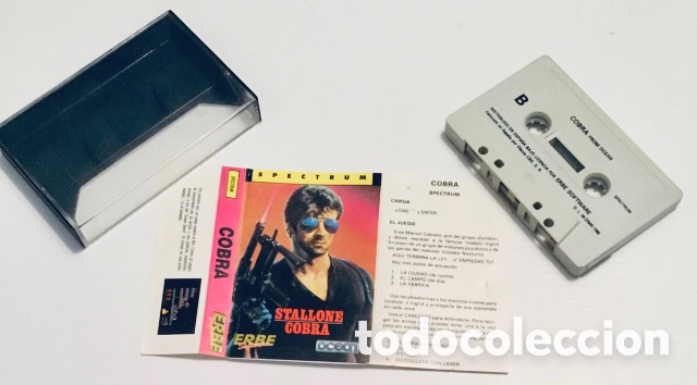 Videojuegos y consolas: Cobra&nbsp;[Ocean Software] 1986 Erbe Software [ZX SPECTRUM] Stallone - Foto 5