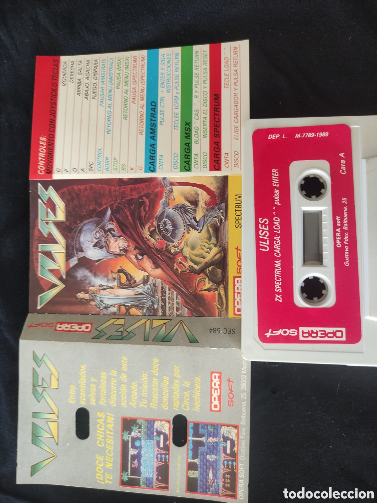 Videojuegos y consolas: SPECTRUM, ULYSES , juego - Foto 3