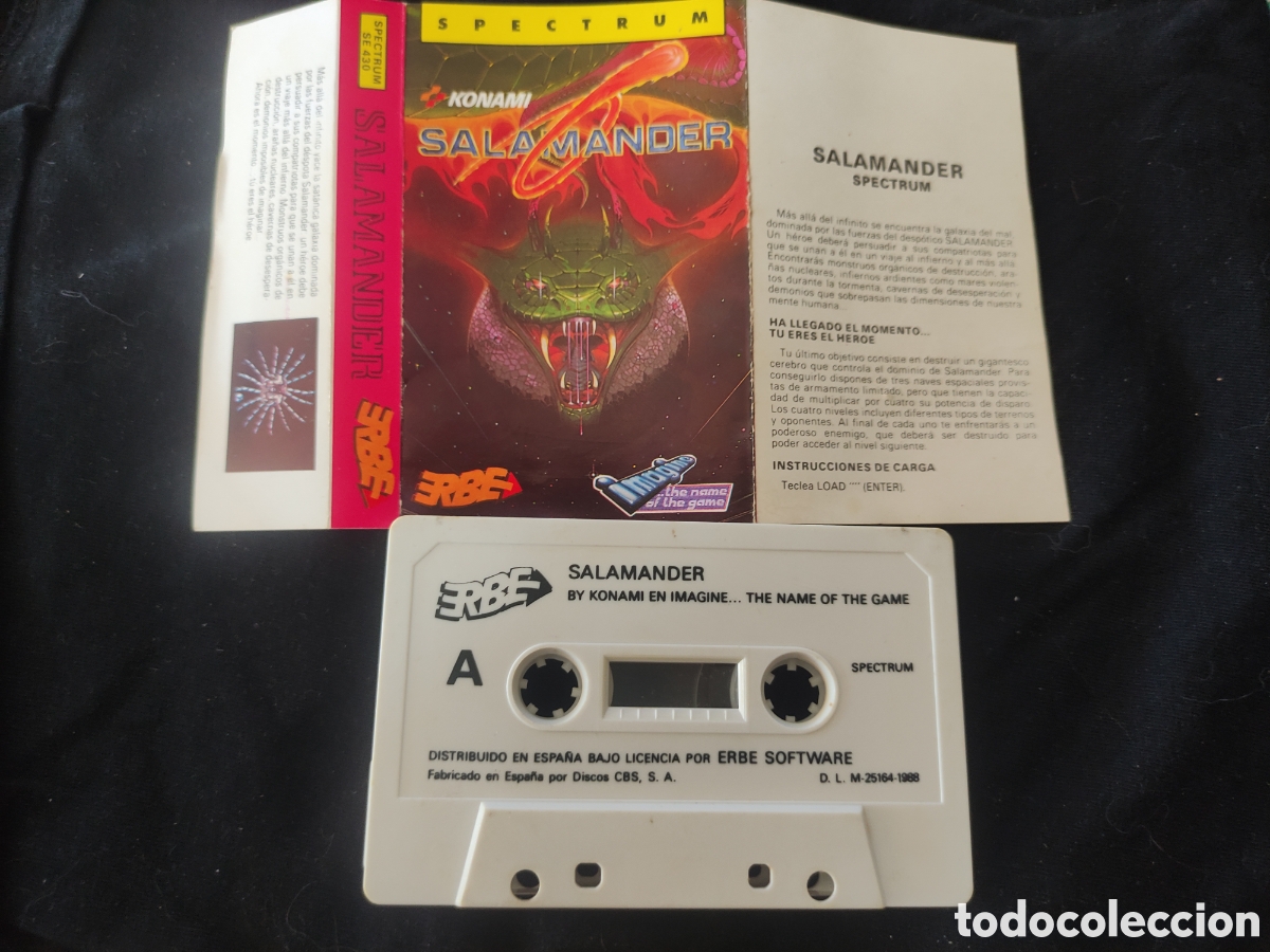 Videojuegos y consolas: SPECTRUM, SALAMANDER - Foto 3