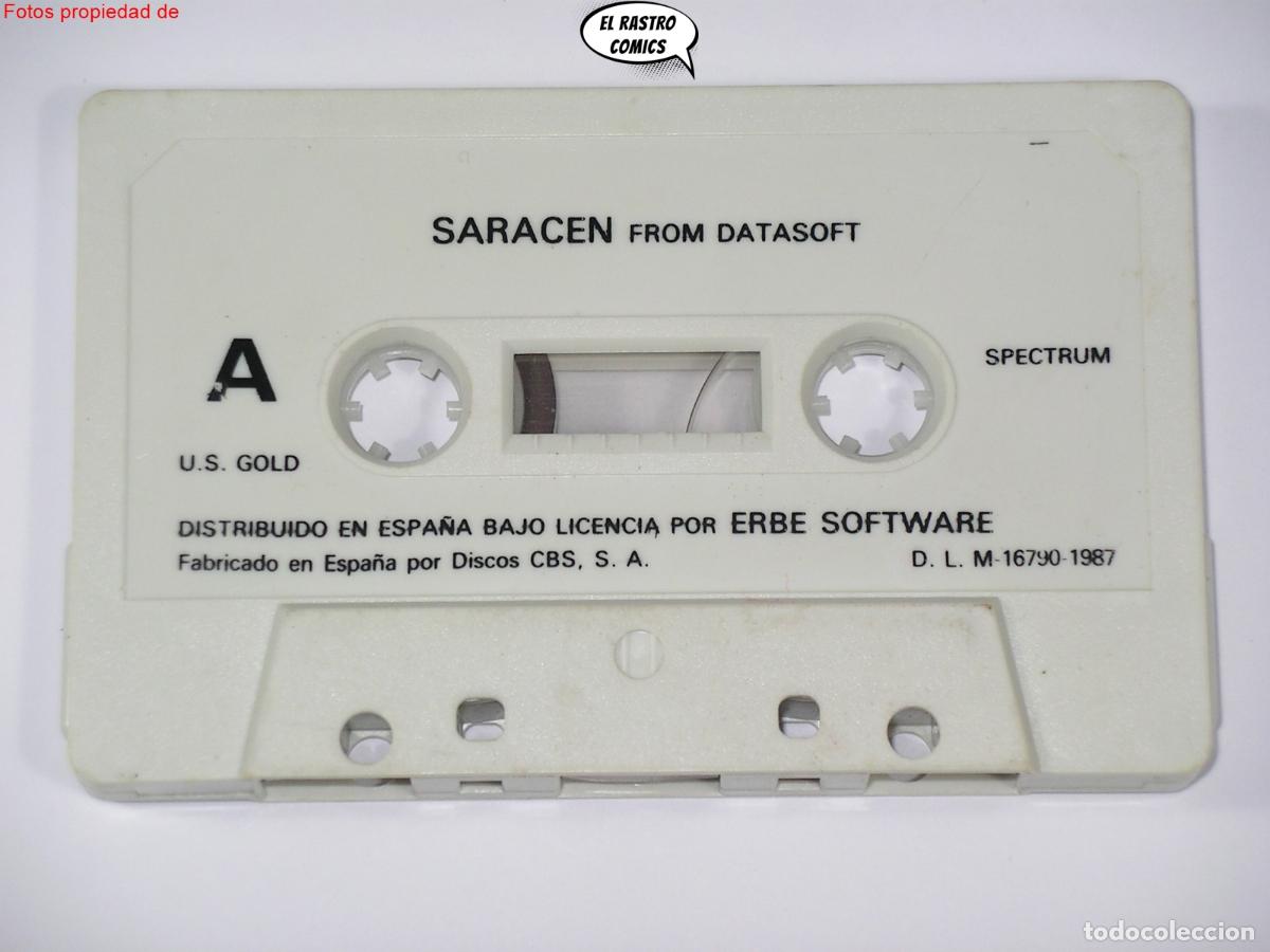 Videojuegos y consolas: Saracen, solo cinta, Spectrum, Datasoft - Foto 1