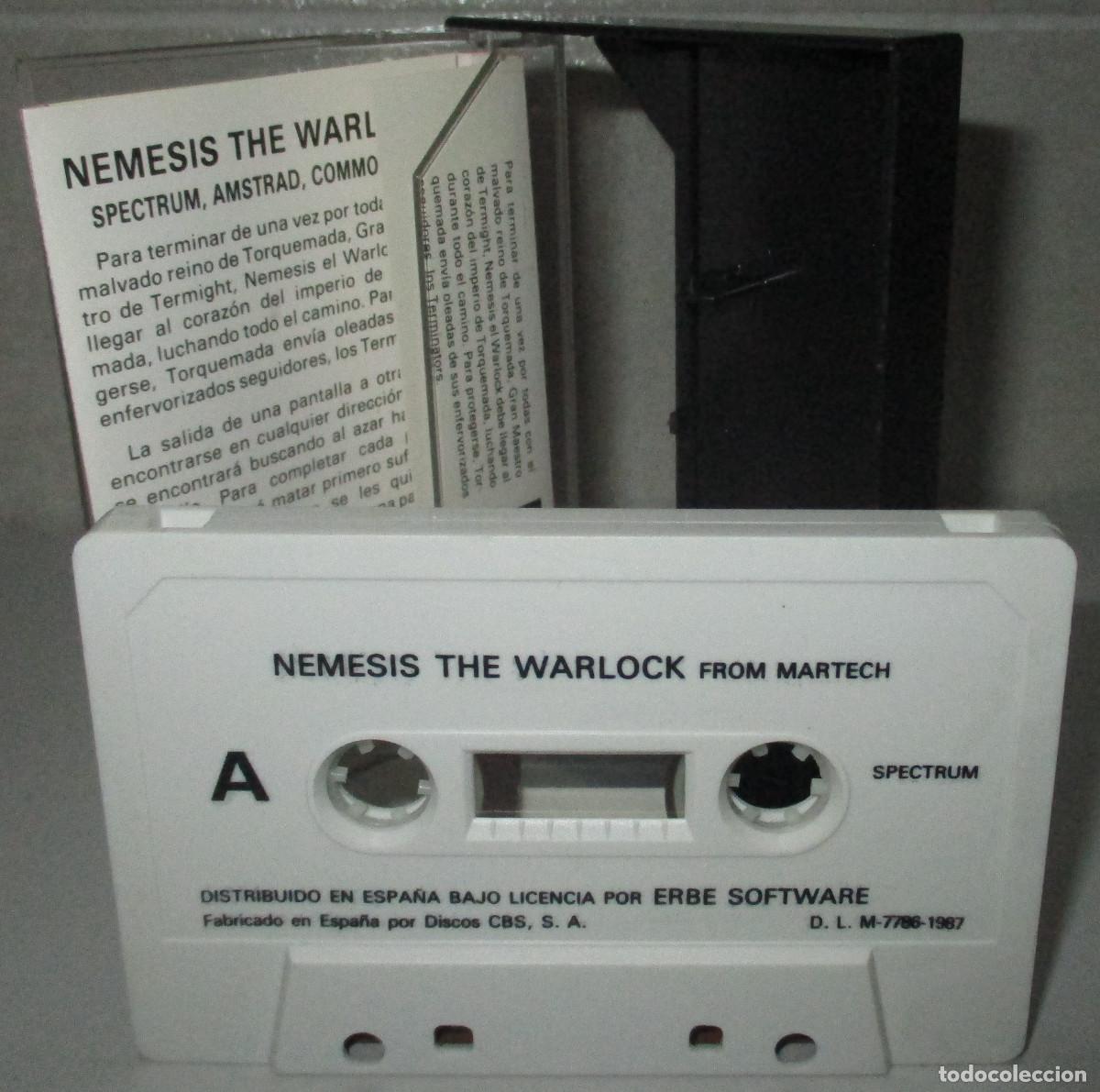 Videojuegos y consolas: Juego SPECTRUM, NEMESIS, THE WARLOCK, ERBE SOFTWARE - Foto 2