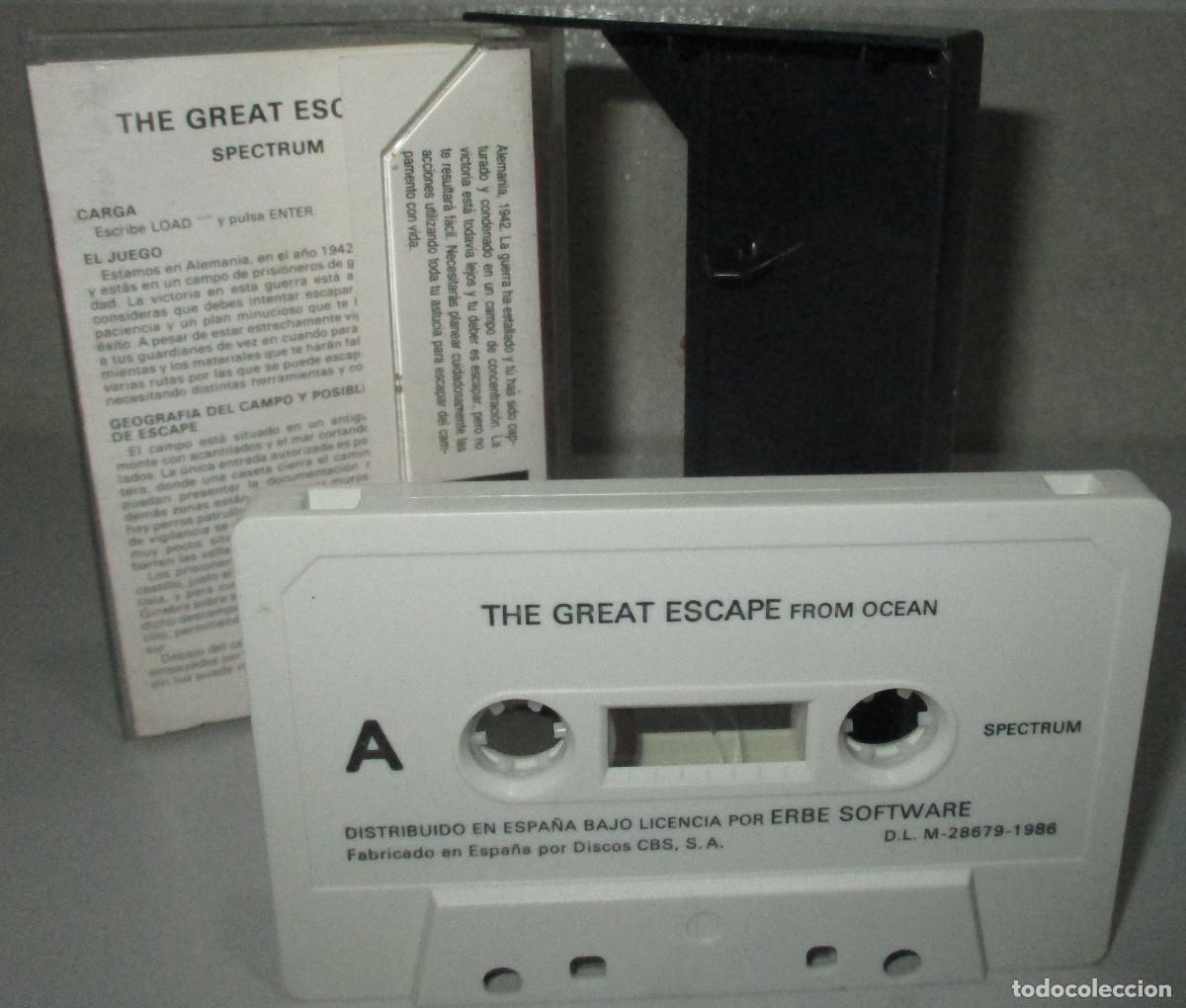 Videojuegos y consolas: Juego SPECTRUM, THE GREAT ESCAPE, ERBE SOFTWARE - Foto 2
