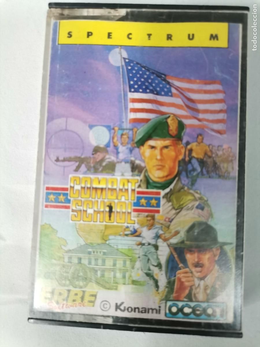 Videojuegos y consolas: Cinta consola Spectrum : Combat School, de Erbe - Foto 1