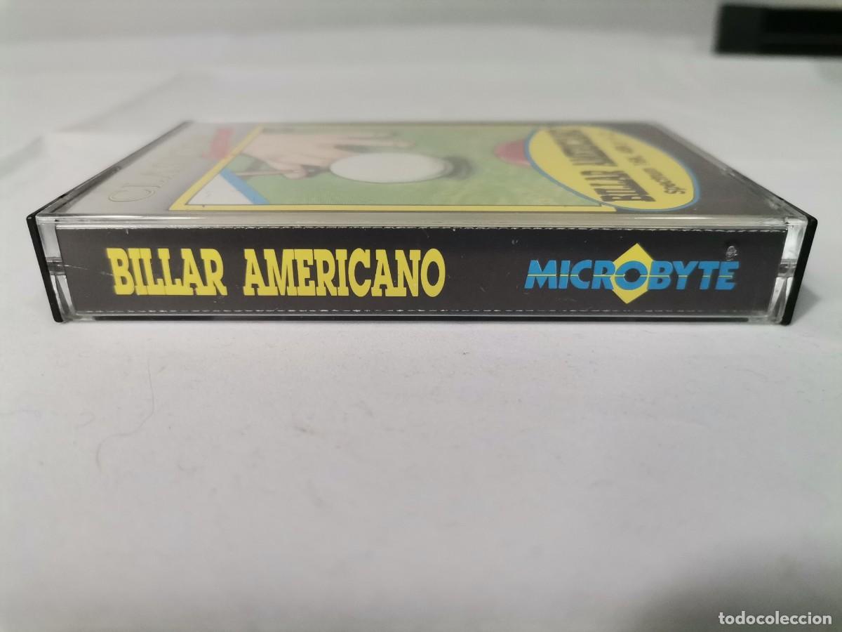 Videojuegos y consolas: Cinta consola Spectrum : Billar Americano de Microbyte - Foto 2