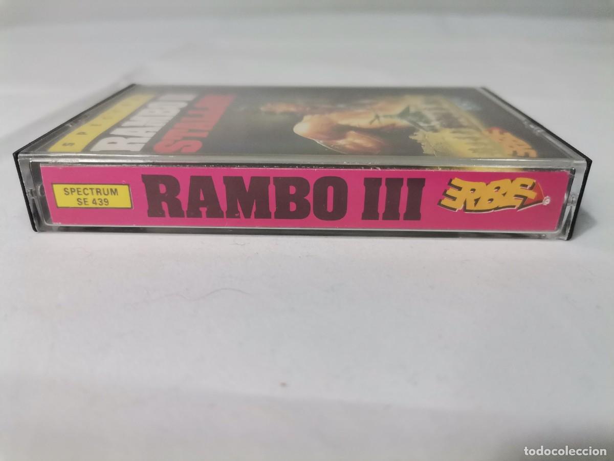 Videojuegos y consolas: Cinta consola Spectrum : Rambo III Stallone - Foto 2