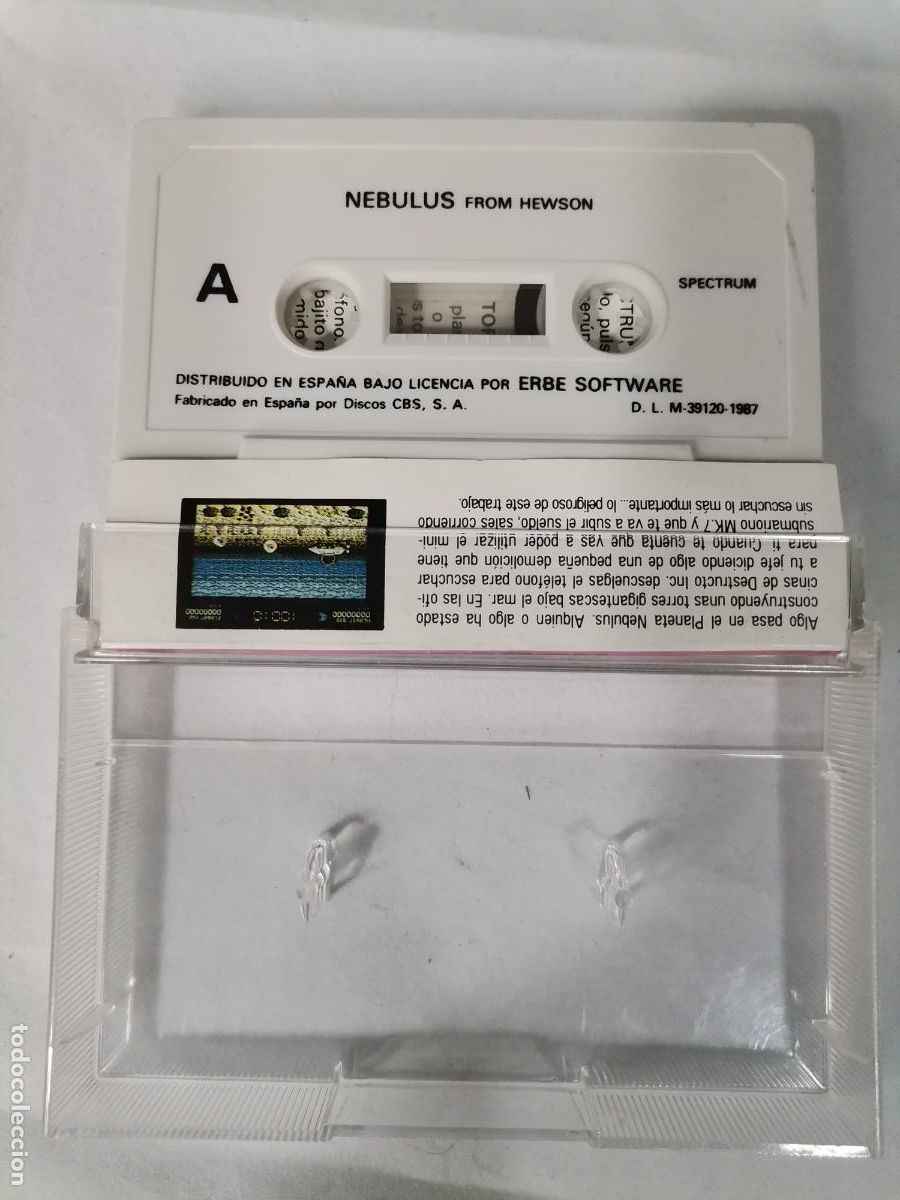 Videojuegos y consolas: Cinta consola Spectrum : Nebulus - Foto 3