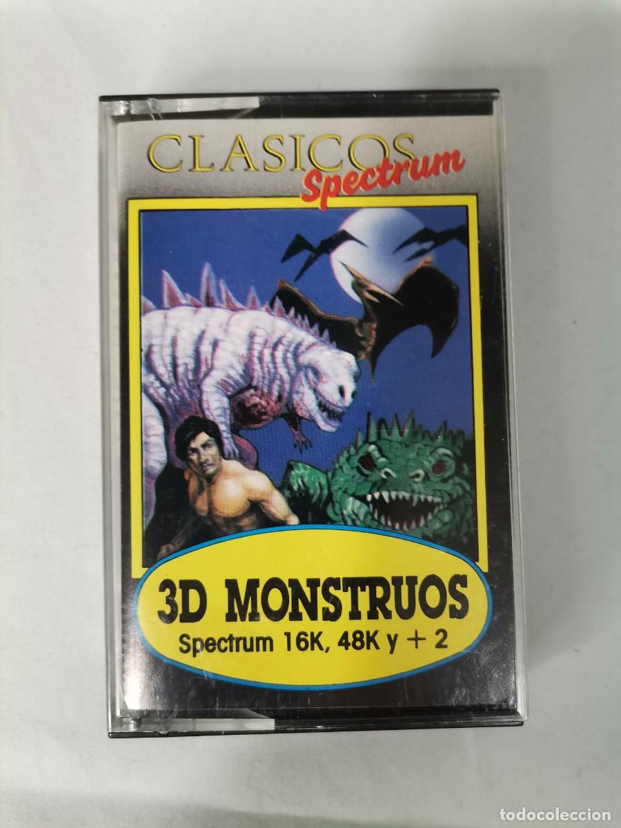 Videojuegos y consolas: Cinta consola Spectrum Clasicos 3D Monstruos - Foto 1