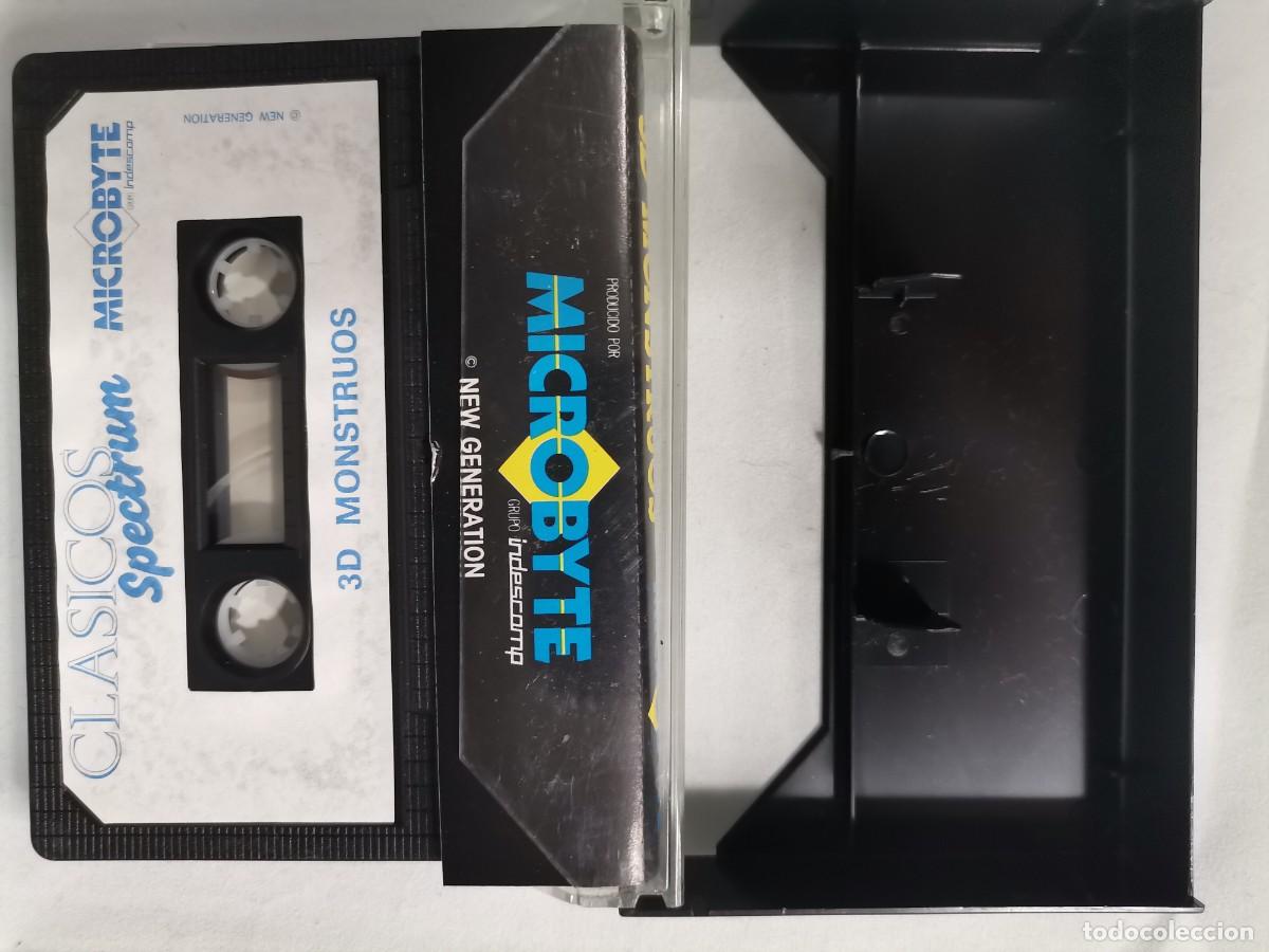 Videojuegos y consolas: Cinta consola Spectrum Clasicos 3D Monstruos - Foto 2