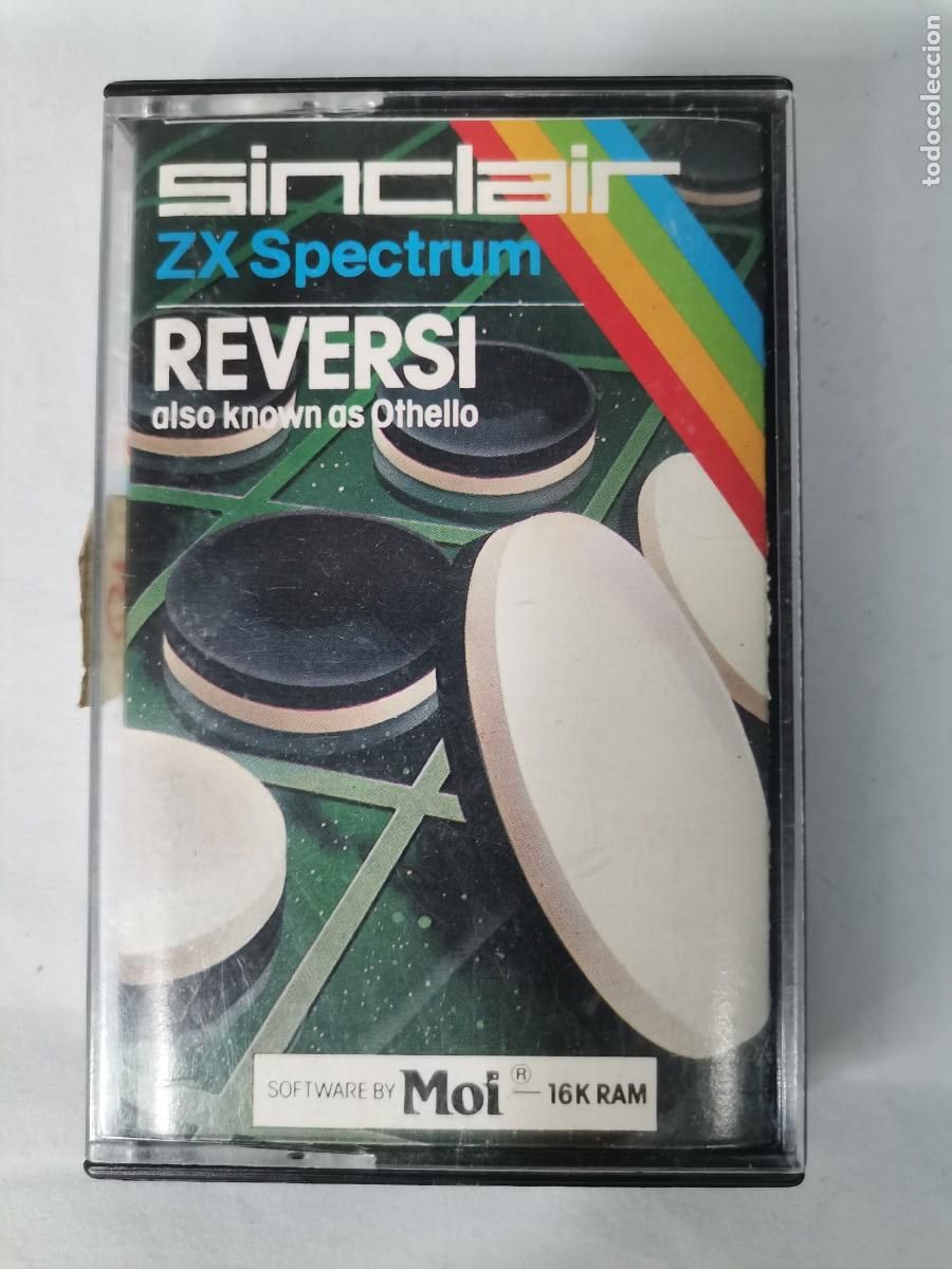 Videojuegos y consolas: Cinta Sinclair ZX Spectrum : Reversi - Foto 1