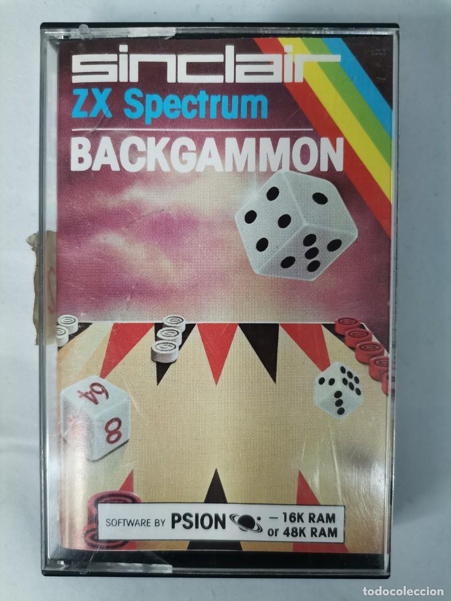 Videojuegos y consolas: Cinta Sinclair ZX Spectrum : BACKGAMMOM - Foto 1