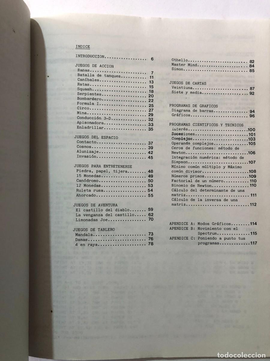 Videojuegos y consolas: SUPER PROGRAMAS - SPECTRUM / JUEGOS RECREATIVOS Y DID&Aacute;CTICOS / ED. MICROS 1983 - Foto 2