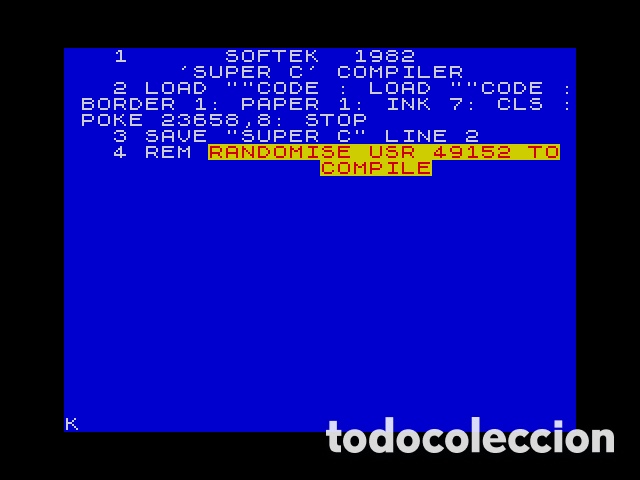 Videojuegos y consolas: Softek Super C Basic Compiler [Softek] 1982 - INVESTRONICA [ZX Spectrum] - Foto 9