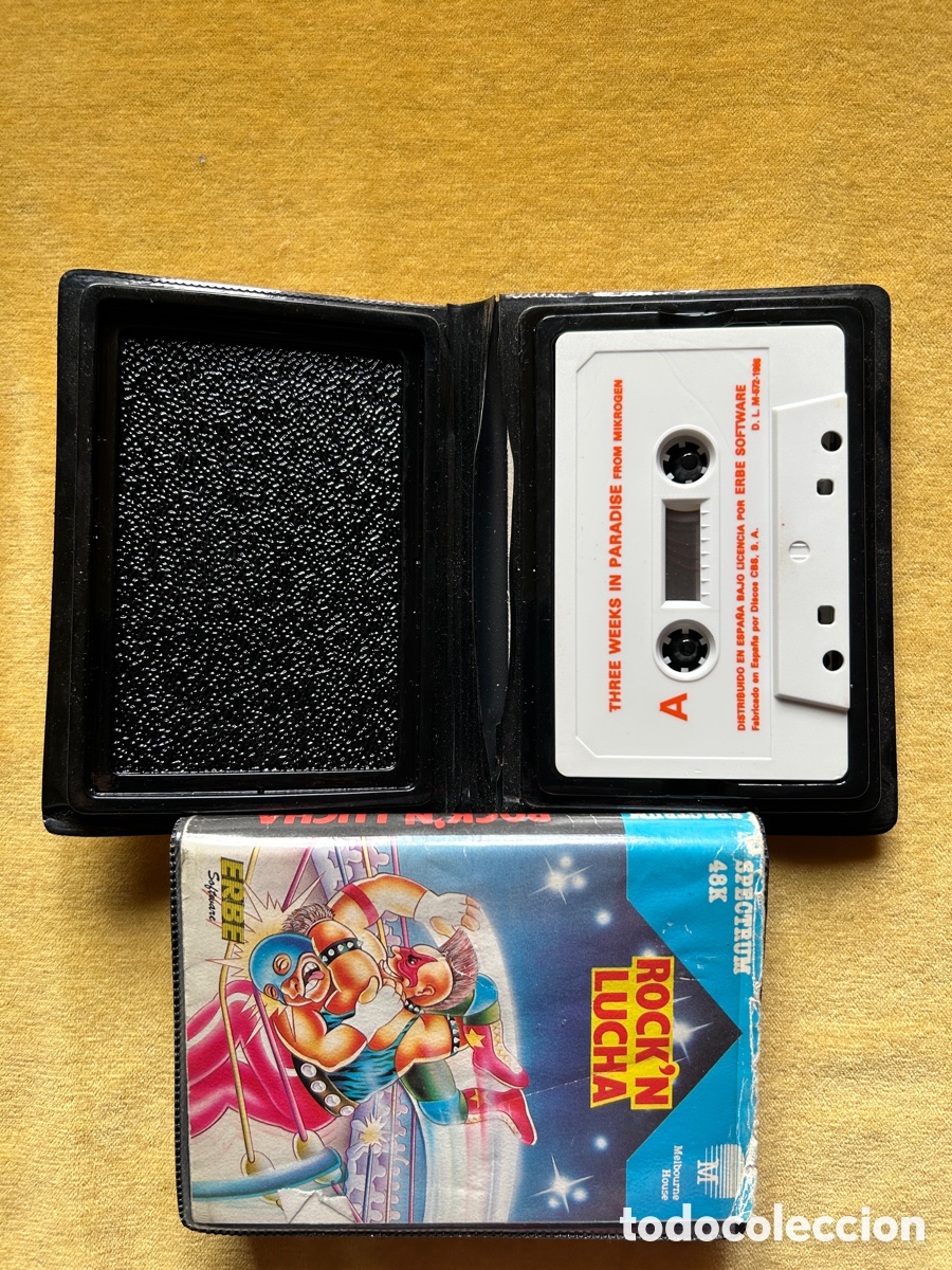 Videojuegos y consolas: Pack Spectrum Three Weeks/Rock&rsquo;N Lucha - Foto 4