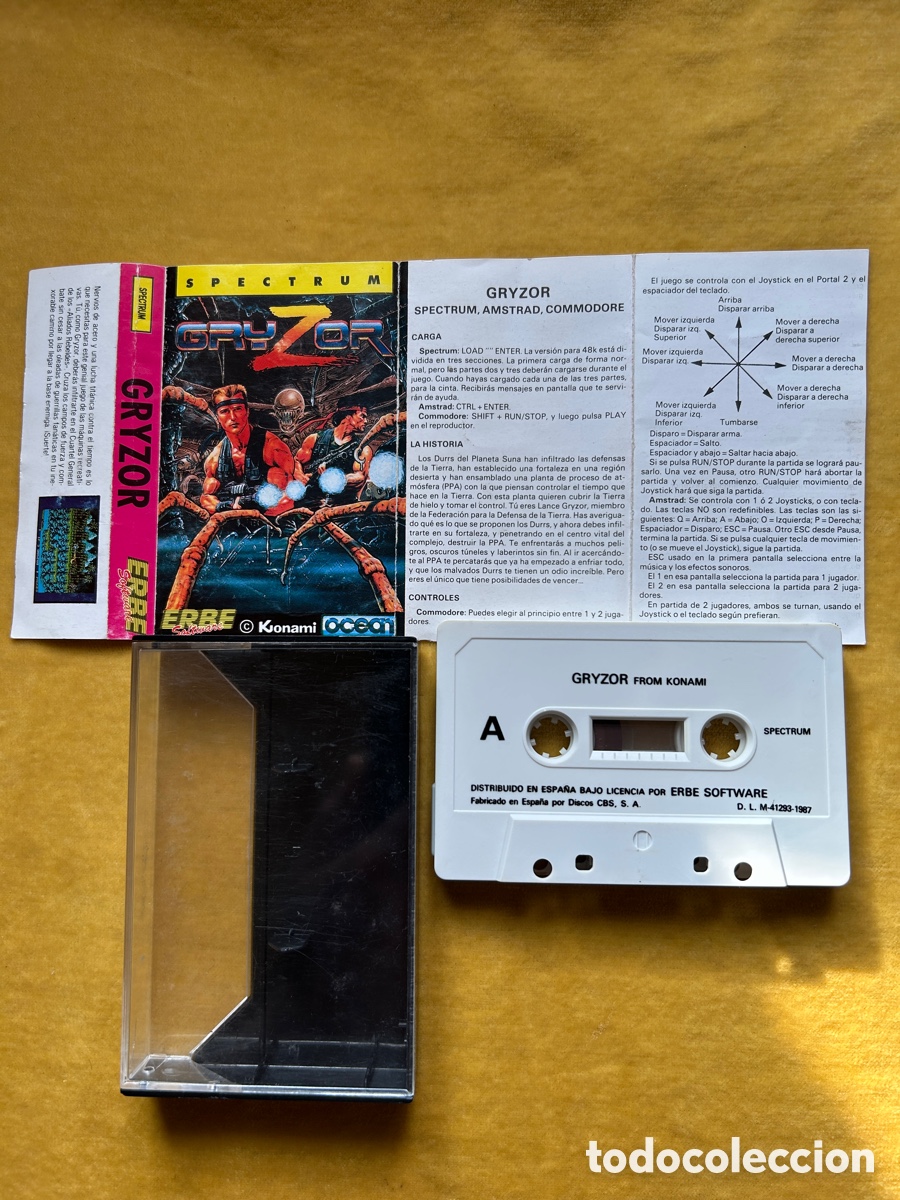 Videojuegos y consolas: Pack Spectrum Gryzor/ TigerRoad - Foto 3