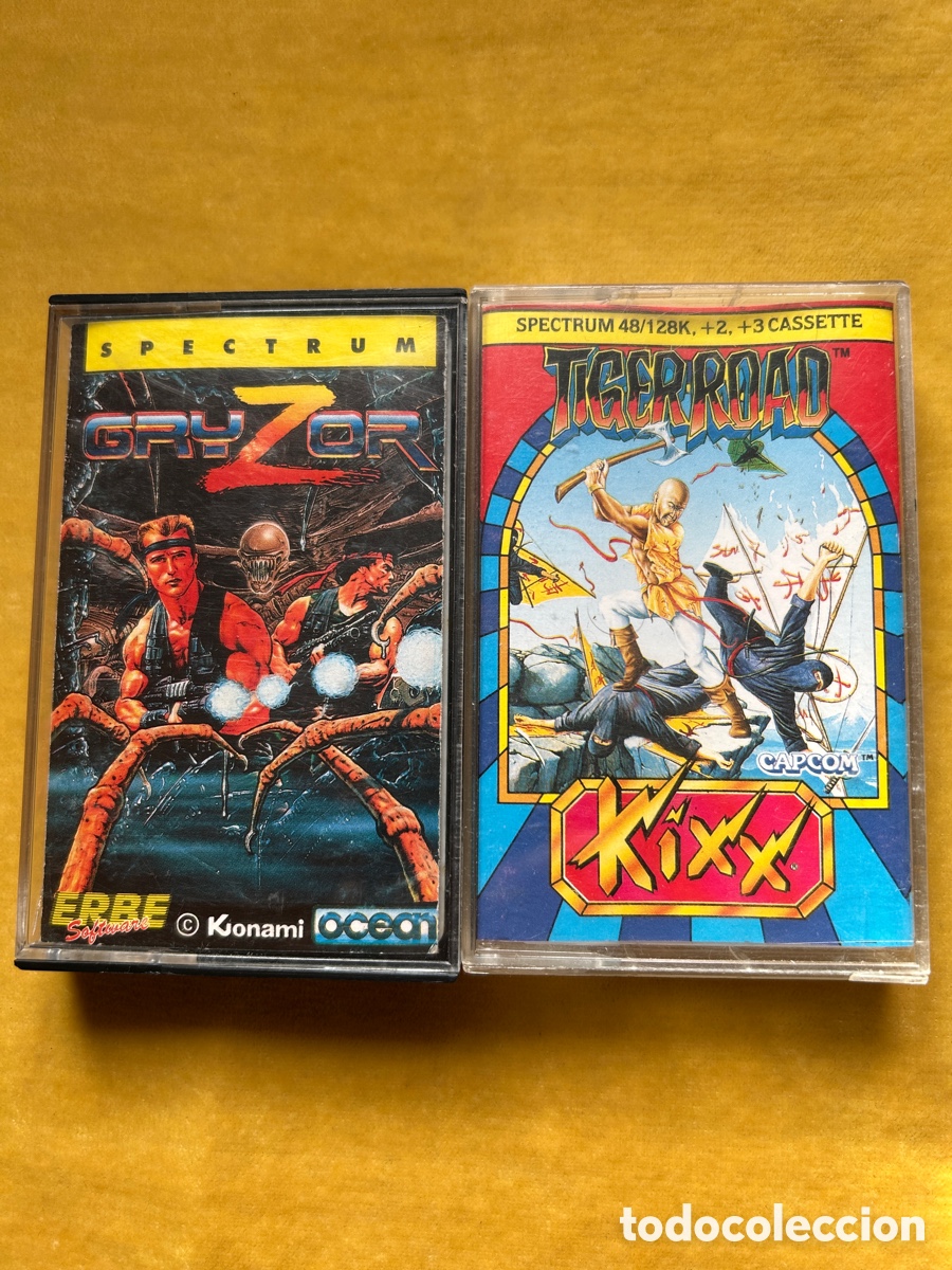 Videojuegos y consolas: Pack Spectrum Gryzor/ TigerRoad - Foto 1