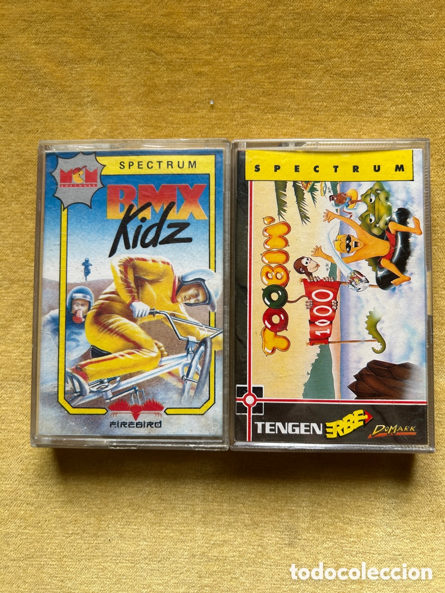Videojuegos y consolas: Pack Spectrum Bmx Kidz/ Toobin - Foto 1