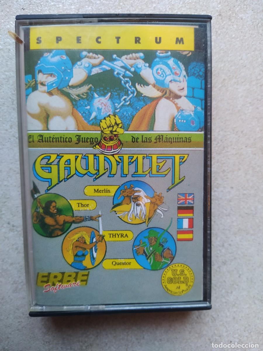 Videojuegos y consolas: GAUNTLET SPECTRUM CASSETTE ORIGINAL - Foto 1