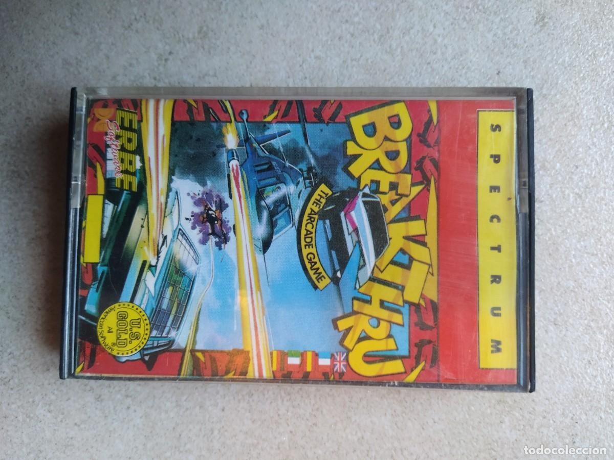 Videojuegos y consolas: BREAKTHRU SPECTRUM CASSETTE ORIGINAL - Foto 1