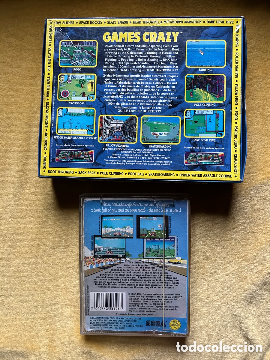 Videojuegos y consolas: Pack Spectrum Games Crazy/ Out Run - Foto 2