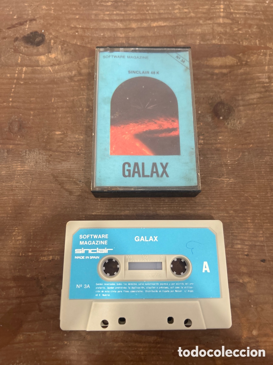 Videojuegos y consolas: SPECTRUM. GALAX (SOFTWARE MAGAZINE) - SINCLAIR 48 K - Foto 1