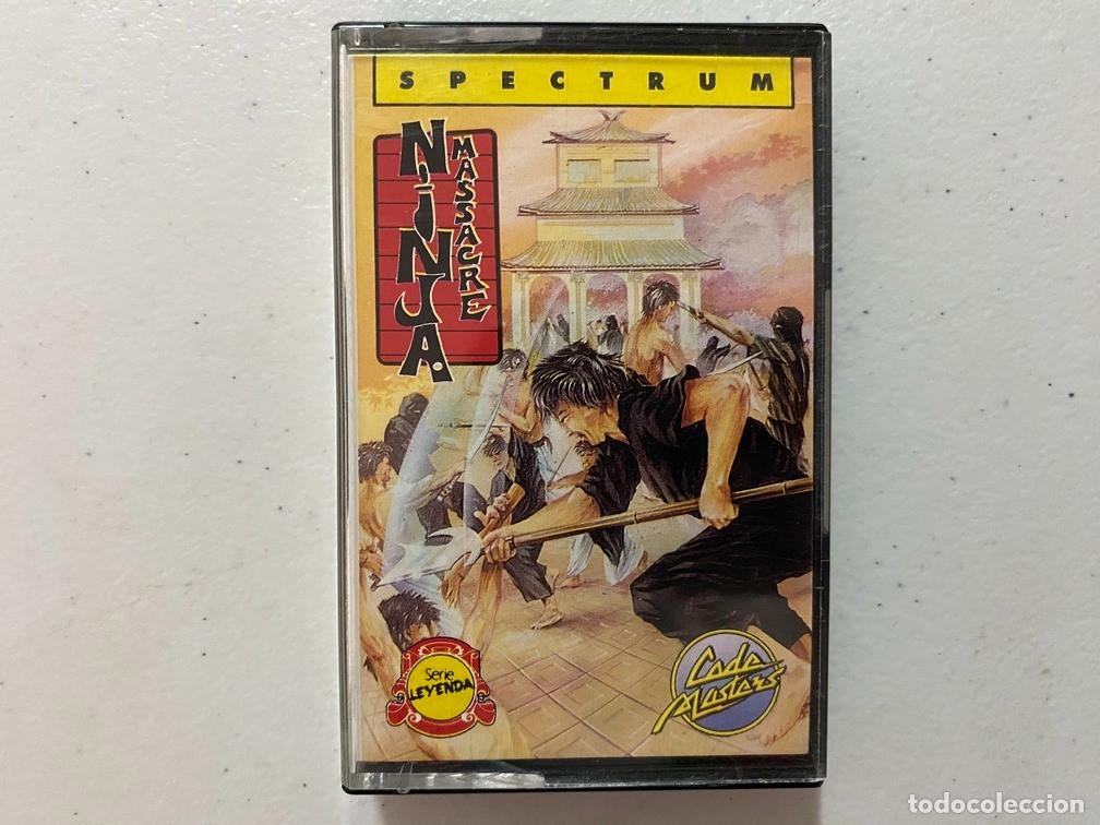 Videojuegos y consolas: NINJA MASSACRE de CODEMASTERS - VIDEOJUEGO SINCLAIR ZX SPECTRUM - Foto 1