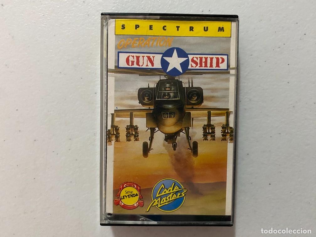 Videojuegos y consolas: GUNSHIP de CODEMASTERS - VIDEOJUEGO SINCLAIR ZX SPECTRUM - Foto 1