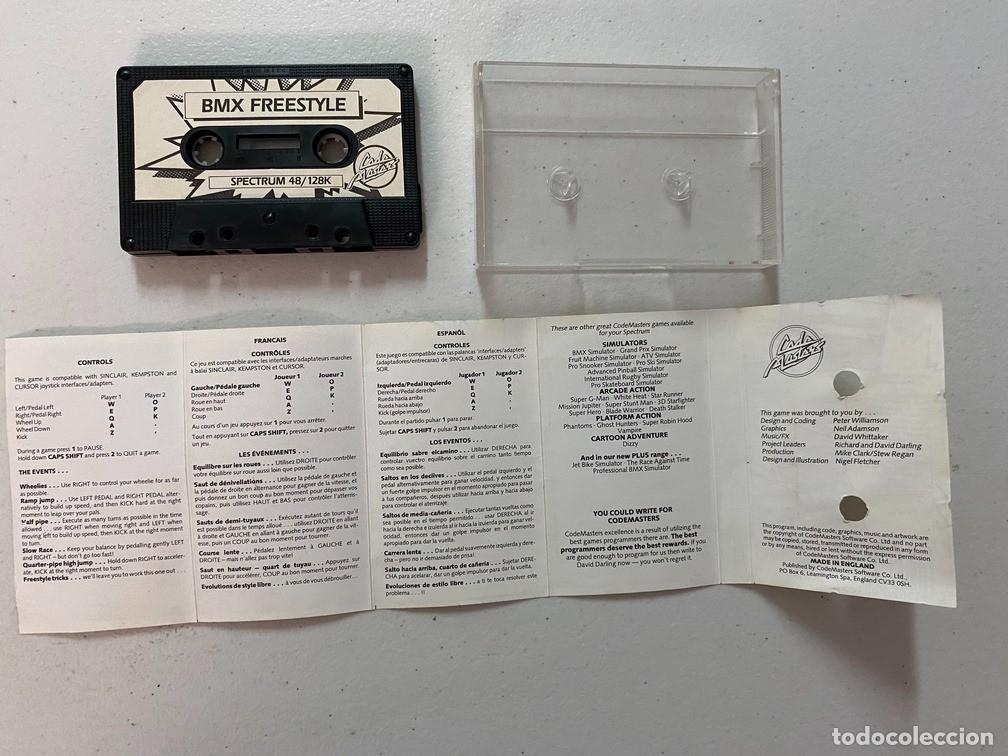 Videojuegos y consolas: BMX FREESTYLE de CODEMASTERS - VIDEOJUEGO SINCLAIR ZX SPECTRUM - Foto 4
